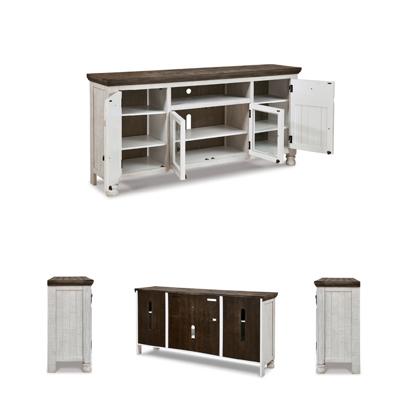 Ashley Furniture Havalance Wood TV Stand for TVs up to 85