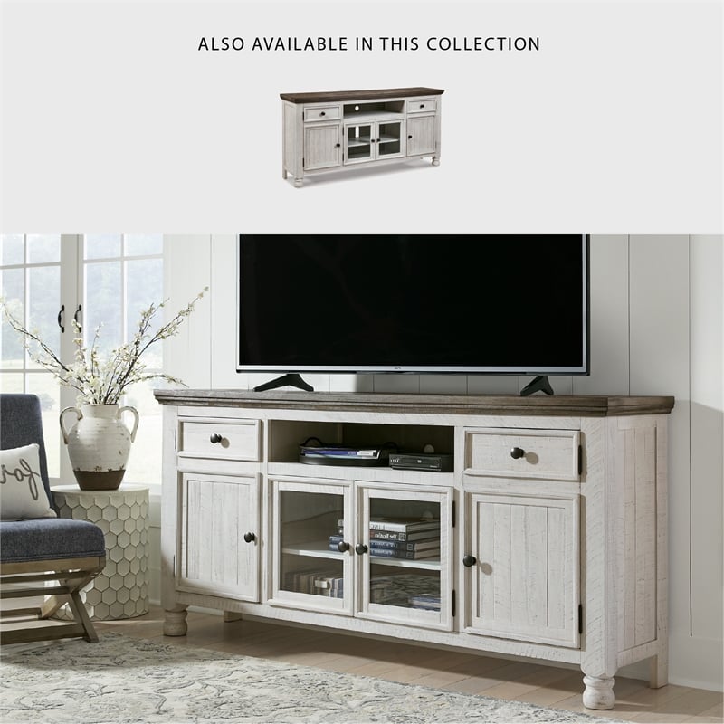 Ashley Furniture Havalance Wood TV Stand for TVs up to 85