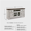 Ashley Furniture Havalance Wood TV Stand for TVs up to 85