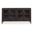 Signature Design by Ashley Burkhaus Modern Wood Dining Server in Dark Brown