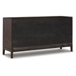 Signature Design by Ashley Burkhaus Modern Wood Dining Server in Dark Brown