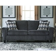 Signature Design by Ashley Abinger Contemporary Fabric Sofa in Smoke Gray