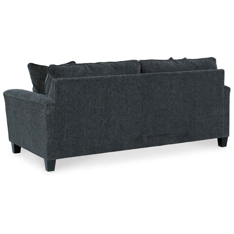 Signature Design by Ashley Abinger Contemporary Fabric Sofa in Smoke Gray