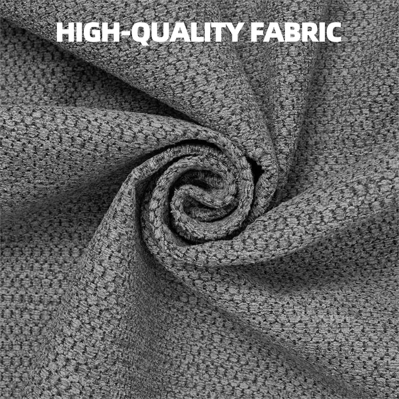 Signature Design by Ashley Stairatt Contemporary Fabric & Wood Sofa in Gray