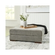 Signature Design by Ashley Bayless Oversized Fabric Accent Ottoman Pewter Gray