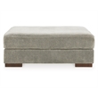 Signature Design by Ashley Bayless Oversized Fabric Accent Ottoman Pewter Gray