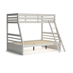 Ashley Furniture Robbinsdale Casual King Panel Headboard in Antique White