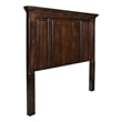 Signature Design by Ashley Porter Wood Queen Panel Headboard in Dark Brown