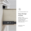 Ashley Furniture Robbinsdale 6-Drawer Wood Dresser in Antiqued White