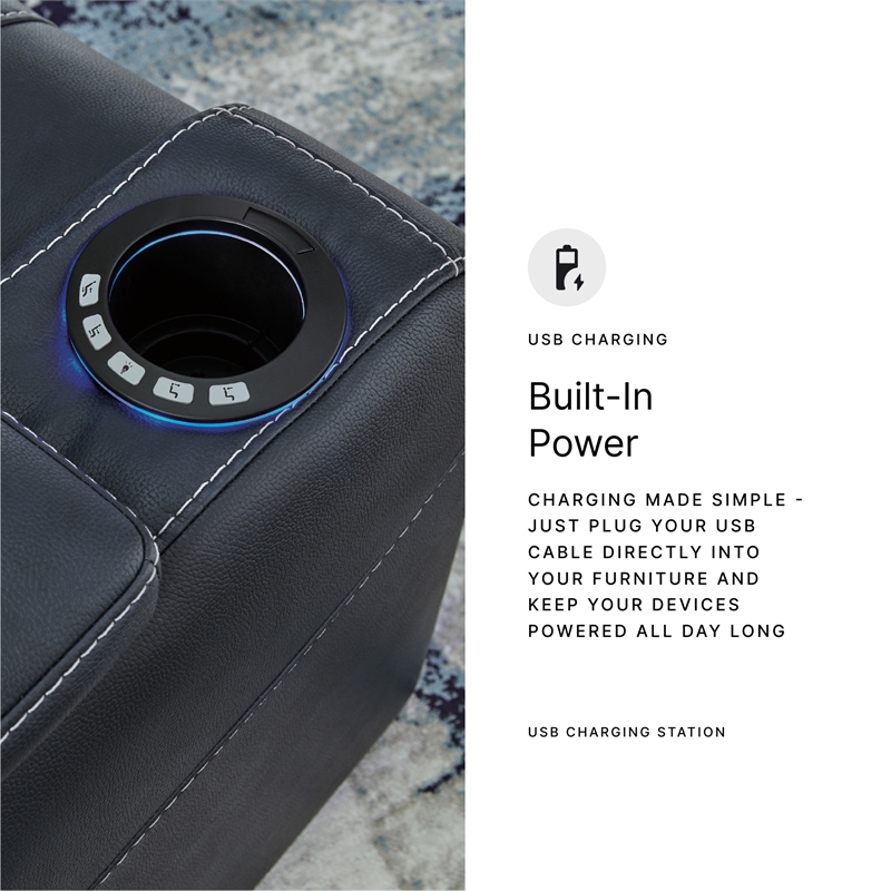 Signature Design by Ashley Feazada Sapphire Power Recliner
