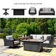 Signature Design by Ashley Beachcroft Black Outdoor Swivel Lounge with Cushion