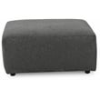 Signature Design by Ashley Edenfield Charcoal Oversized Accent Ottoman