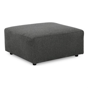 Signature Design by Ashley Edenfield Charcoal Oversized Accent Ottoman