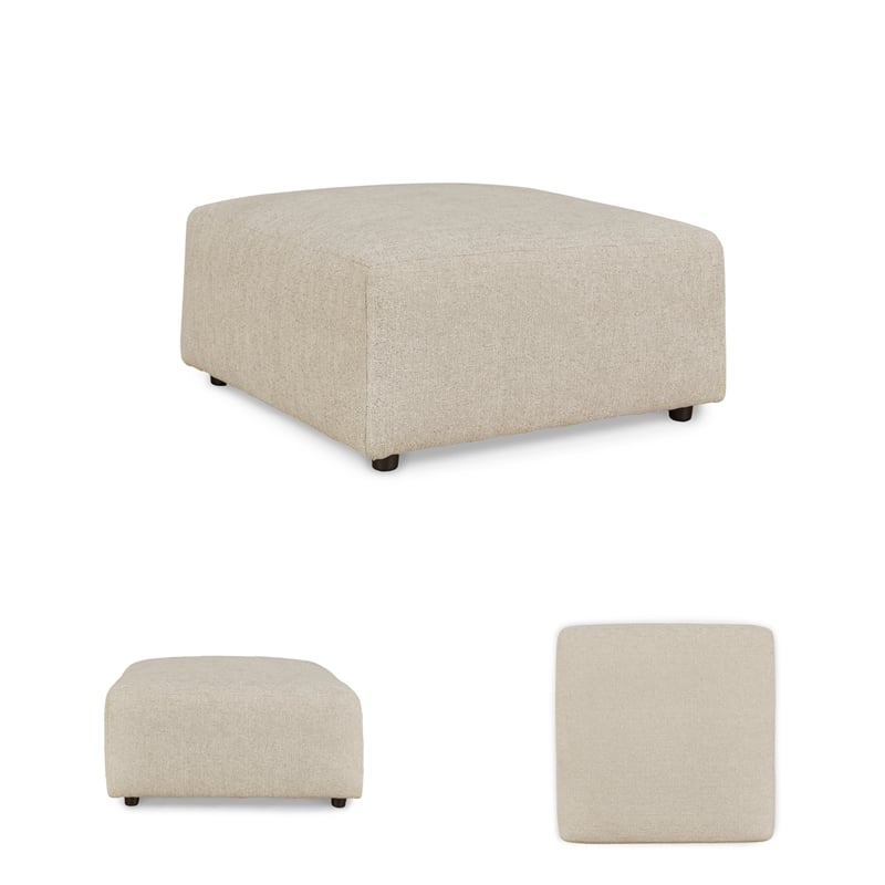 Signature Design by Ashley Edenfield Beige Oversized Accent Ottoman