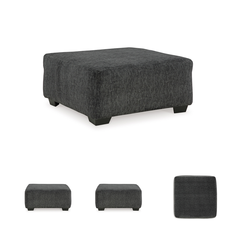Signature Design by Ashley Biddeford Gray Oversized Accent Ottoman
