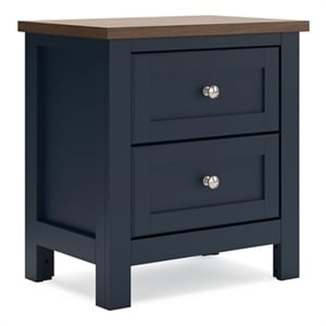 signature design by ashley landocken light brown nightstand