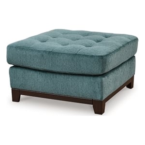 signature design by ashley laylabrook blue oversized accent ottoman