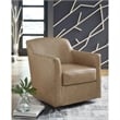 Signature Design by Ashley Bradney Light Brown Swivel Accent Chair