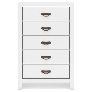 Ashley Furniture Binterglen White Chest of Drawers