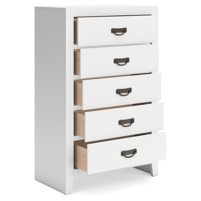 Ashley Furniture Binterglen White Chest of Drawers