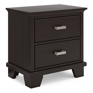 signature design by ashley covetown brown nightstand