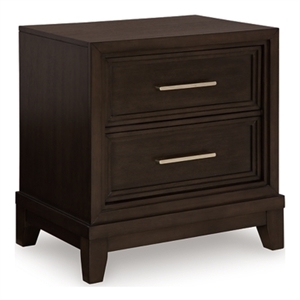 signature design by ashley neymorton brown nightstand