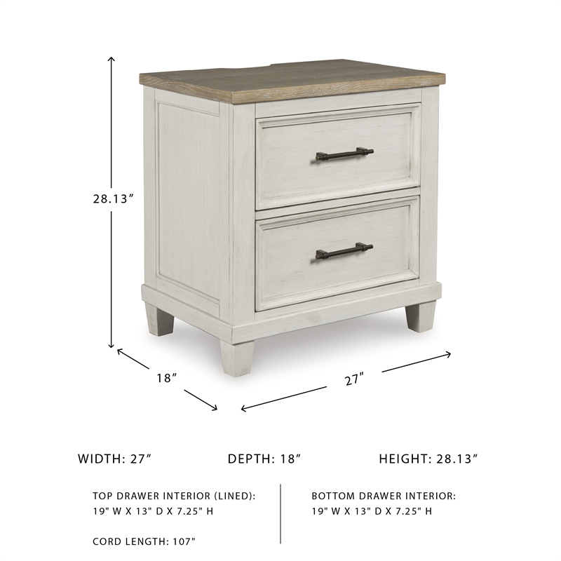 Ashley Furniture Shaybrock Light Brown Nightstand