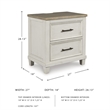 Ashley Furniture Shaybrock Light Brown Nightstand