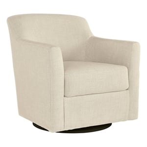 Signature Design by Ashley Bradney Beige Swivel Accent Chair