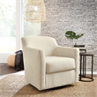 Signature Design by Ashley Bradney Beige Swivel Accent Chair