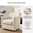 Signature Design by Ashley Bradney Beige Swivel Accent Chair