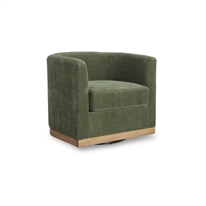 Signature Design by Ashley Jersonlow Green Swivel Chair