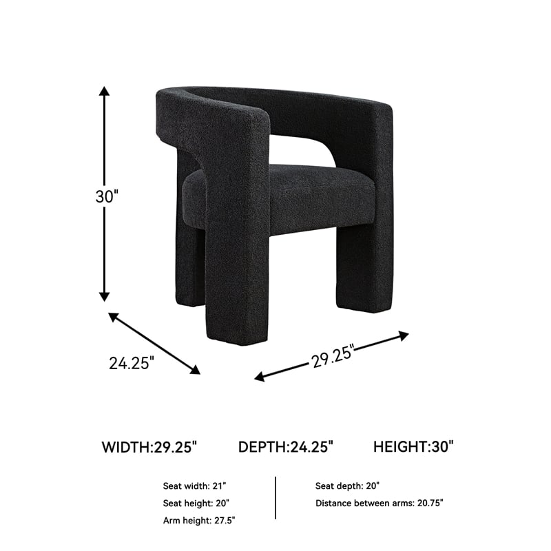 Signature Design by Ashley Landick Ebony Accent Chair