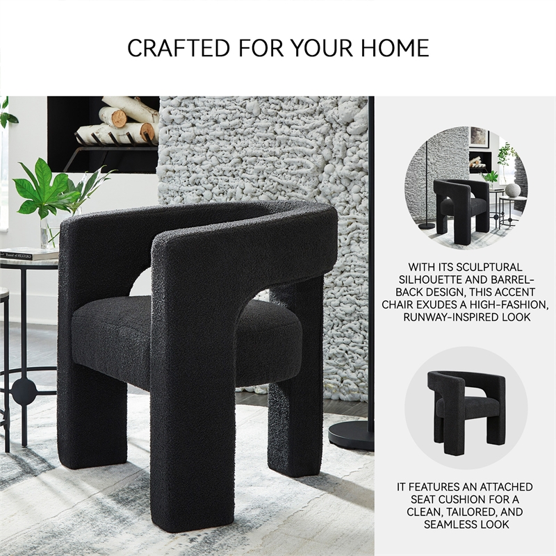Signature Design by Ashley Landick Ebony Accent Chair