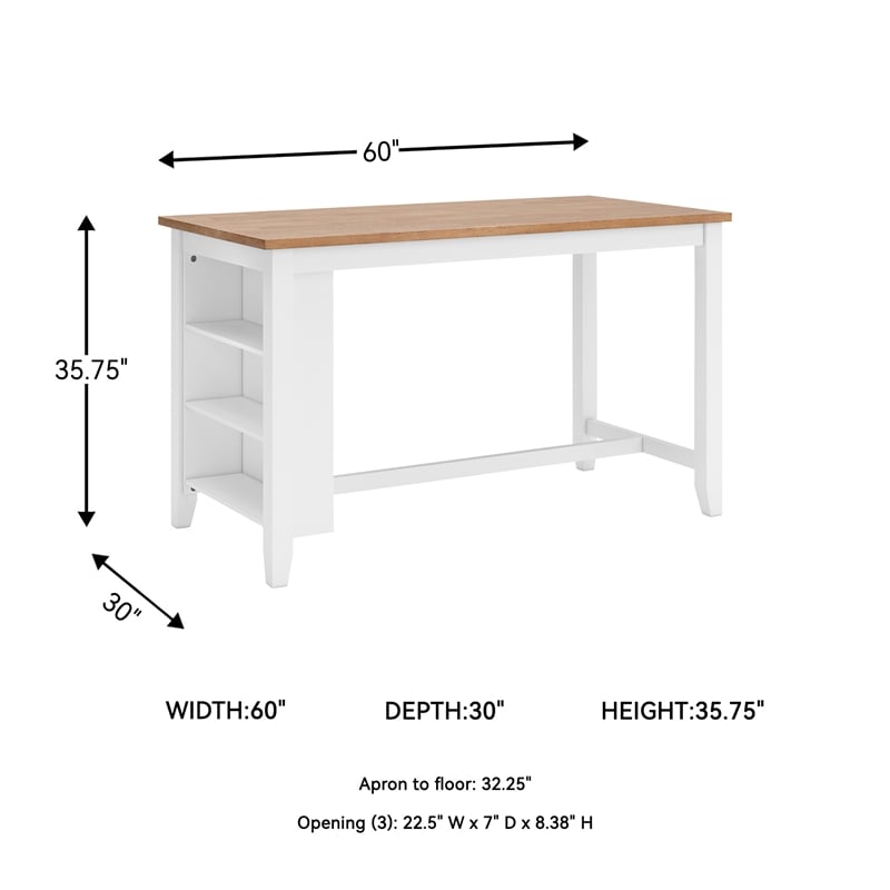 Signature Design by Ashley Gesthaven Light Brown Counter Height Dining Table