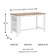 Signature Design by Ashley Gesthaven Light Brown Counter Height Dining Table