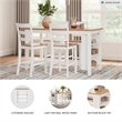 Signature Design by Ashley Gesthaven Light Brown Counter Height Dining Table