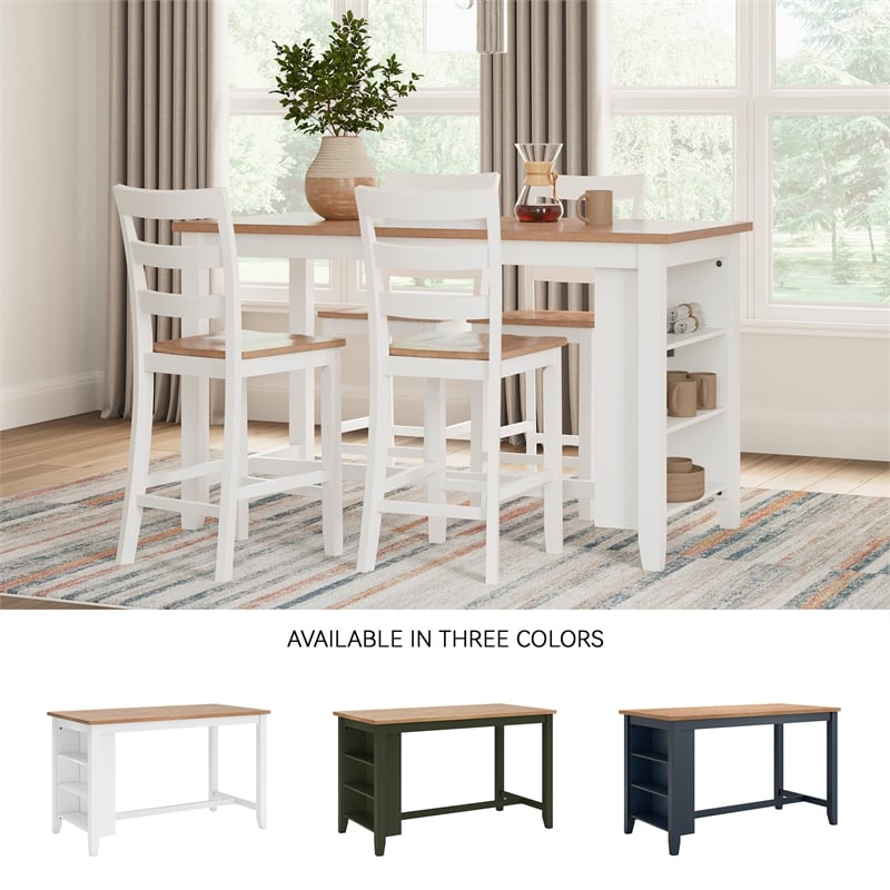 Signature Design by Ashley Gesthaven Light Brown Counter Height Dining Table