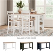 Signature Design by Ashley Gesthaven Light Brown Counter Height Dining Table