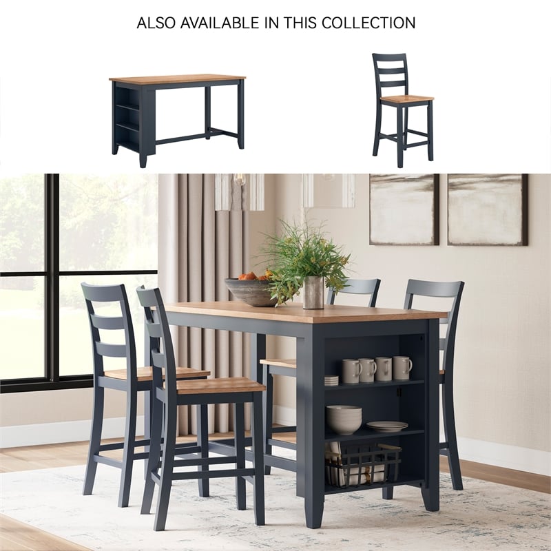 Signature Design by Ashley Gesthaven Light Brown Counter Height Dining Table