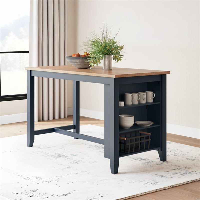 Signature Design by Ashley Gesthaven Light Brown Counter Height Dining Table