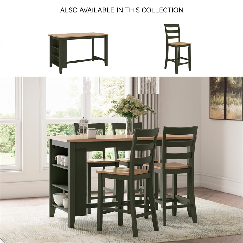 Signature Design by Ashley Gesthaven Light Brown Counter Height Dining Table