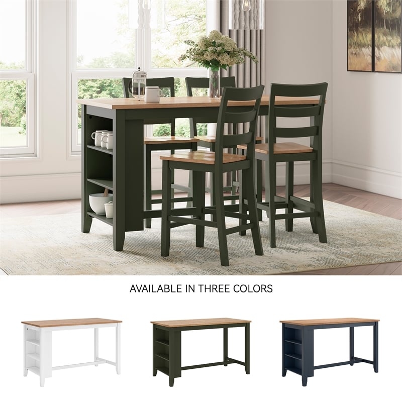 Signature Design by Ashley Gesthaven Light Brown Counter Height Dining Table