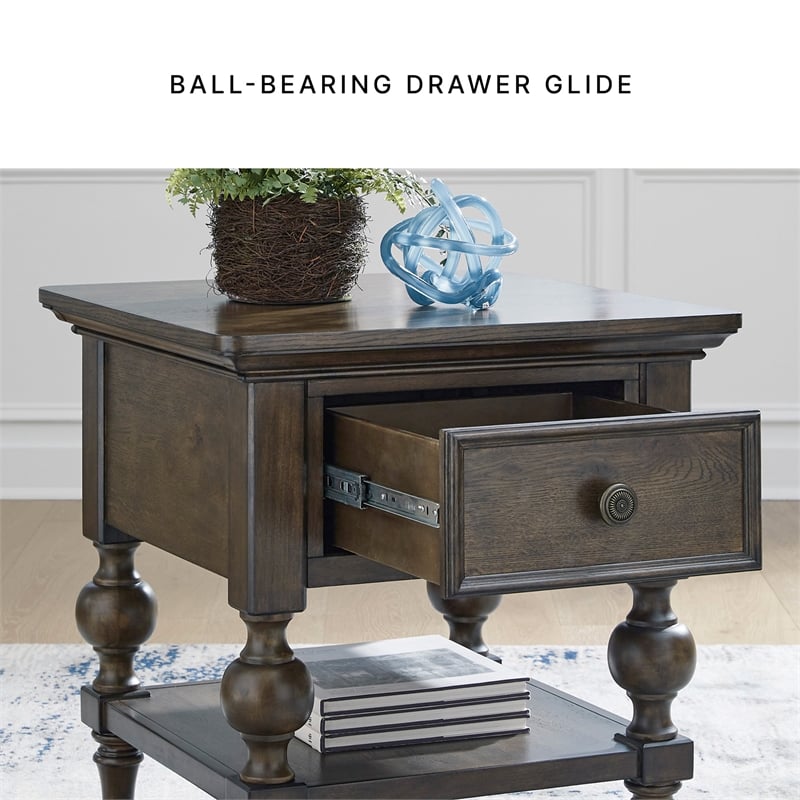Signature Design by Ashley Veramond Brown End Table