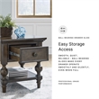 Signature Design by Ashley Veramond Brown End Table