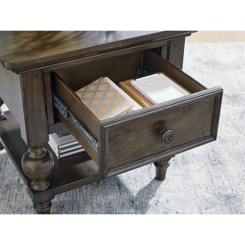 Signature Design by Ashley Veramond Brown End Table