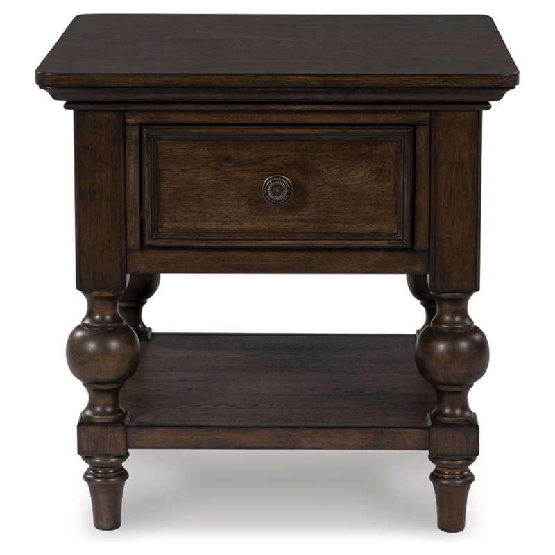 Signature Design by Ashley Veramond Brown End Table