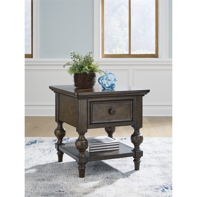 Signature Design by Ashley Veramond Brown End Table