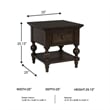 Signature Design by Ashley Veramond Brown End Table