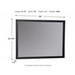 Signature Design by Ashley Danziar Black Bedroom Mirror
